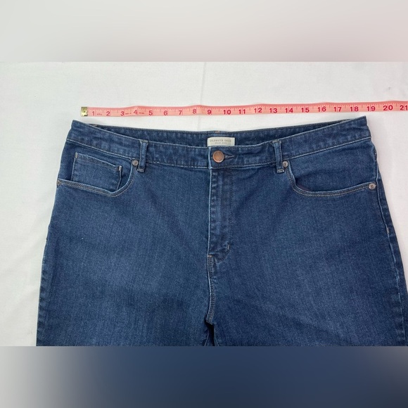 Coldwater Creek Blue Jean Shorts Classic Style Size 18 - Picture 6 of 8